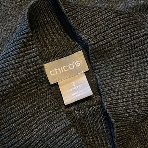 Dark gray sleeveless sweater